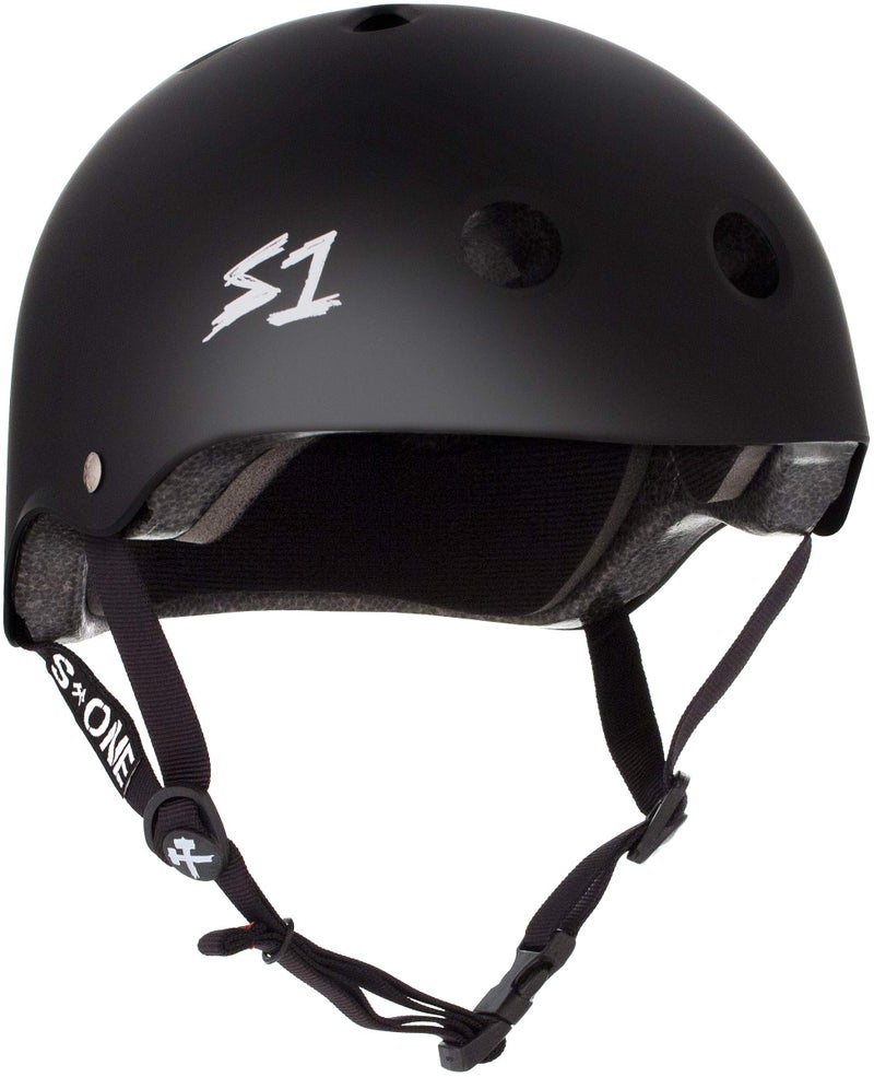 S-One S1 Lifer Helmet for Skateboarding, BMX, and Roller Skating - EPS Fusion Foam, CPSC & ASTM Certified - Black Matte X-Large (22.5") - Image 1